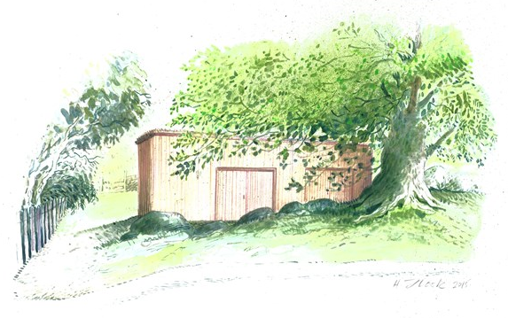 Turbine House from the gate into the Reserve 5 May 2015 Turbine House from the gate into the Reserve 5 May 2015