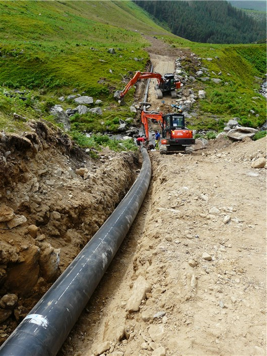 The pipe bridge is connected 30 June 2015 The pipe bridge is connected 30 June 2015