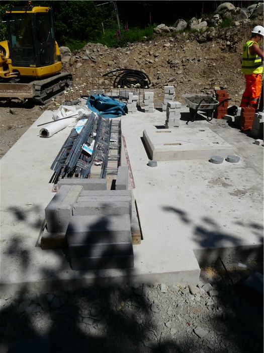 The base for the generator is cast 23 June 2015 The base for the generator is cast 23 June 2015
