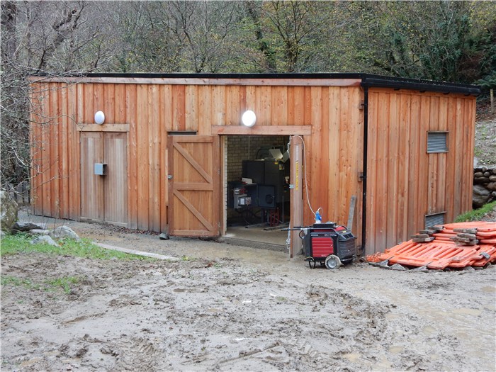 Power reaches the sub-station where camera-shy Scottish Power staff complete the installation 25 November 2015