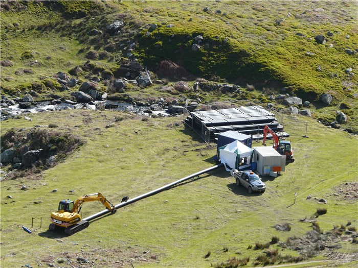 Pipes are welding for the pipeline 21 May 2015