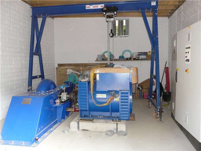 The generator and control cabinets are in position 13 Aug 2015 The generator and control cabinets are in position 13 Aug 2015