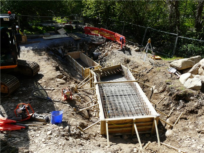 Shuttering and concrete for the turbine base 21 May 2015 Shuttering and concrete for the turbine base 21 May 2015