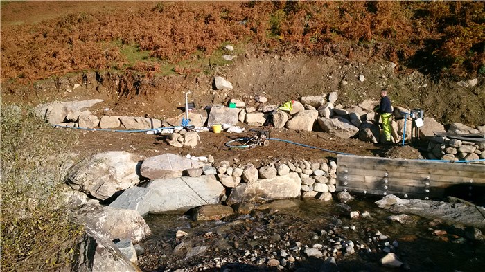 Water is pumped into the pipeline to pressure test it to 23.7 bar 26 October 2015 Water is pumped into the pipeline to pressure test it to 23.7 bar 26 October 2015