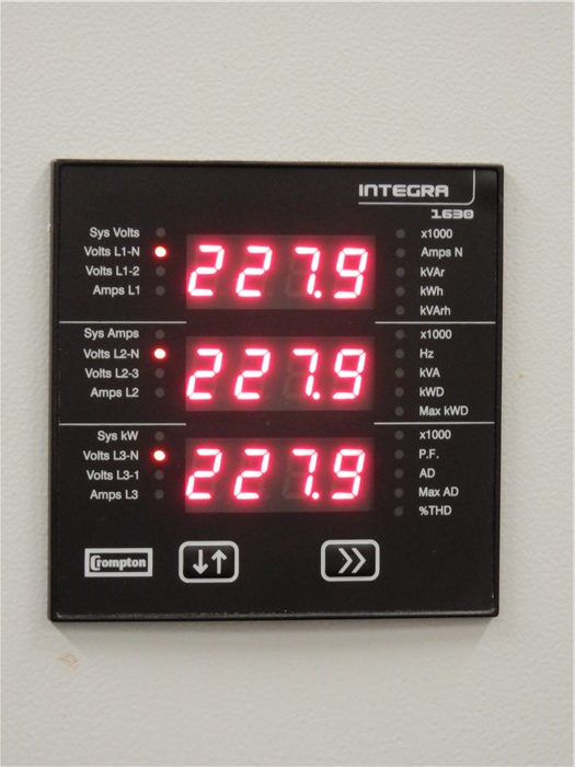 Generating 230 volts on each of the 3 lines 27 November 2015