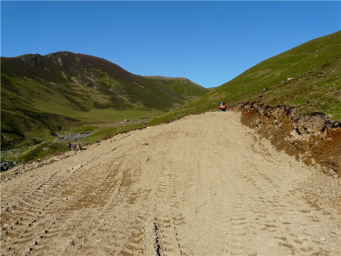 The first 130m of pipe is covered over 7 June 2015 June 2015