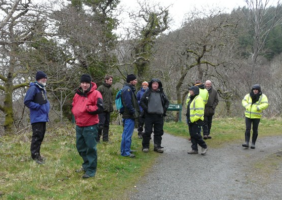 NRW ecologists reserve managers and regulators meet John Howarth Dr Rod Gritten and our contractors for a final site meeting to discuss the Construction Method Statement